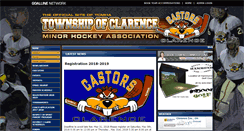 Desktop Screenshot of clarencehockey.ca